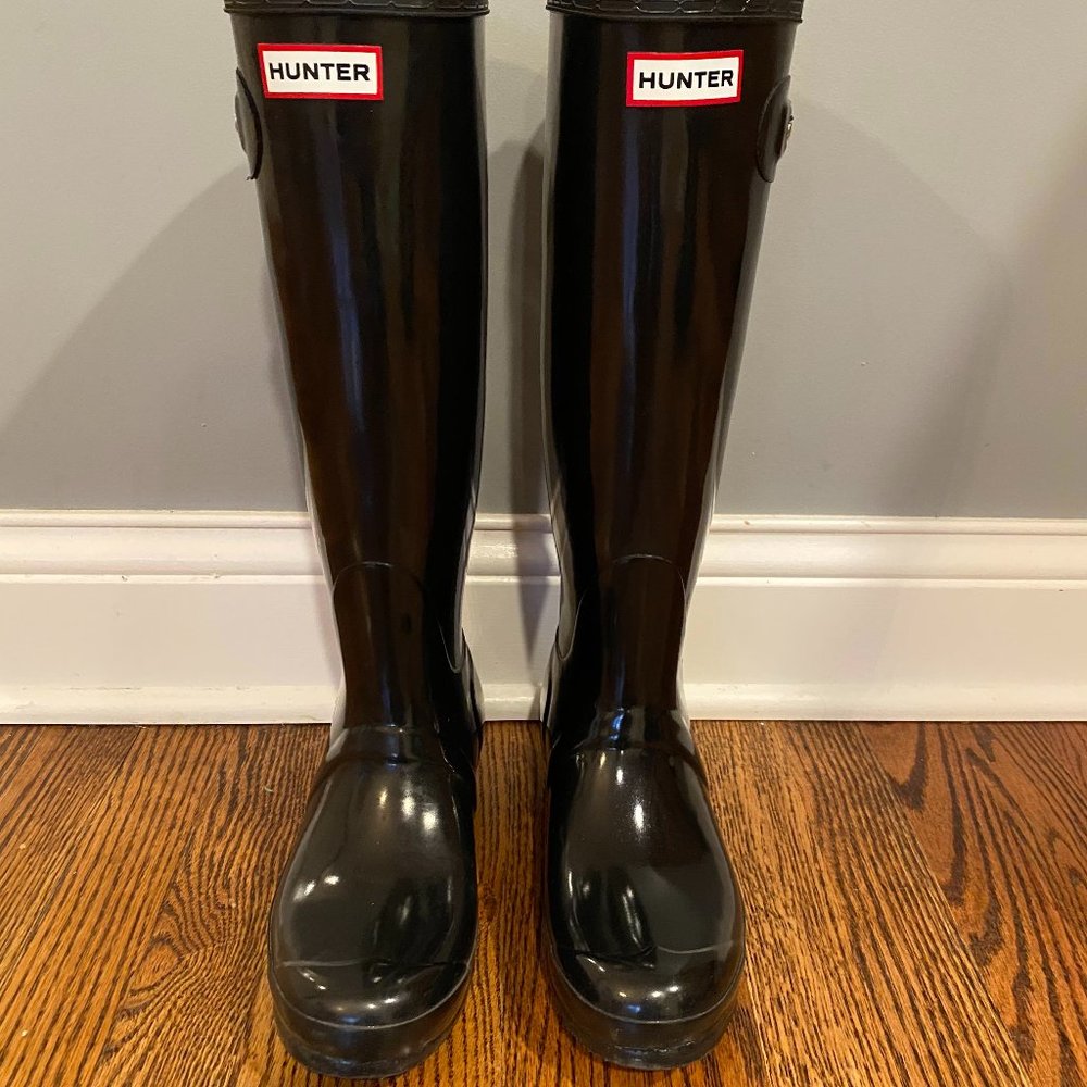 Black Hunter Boots - Womens size 7M